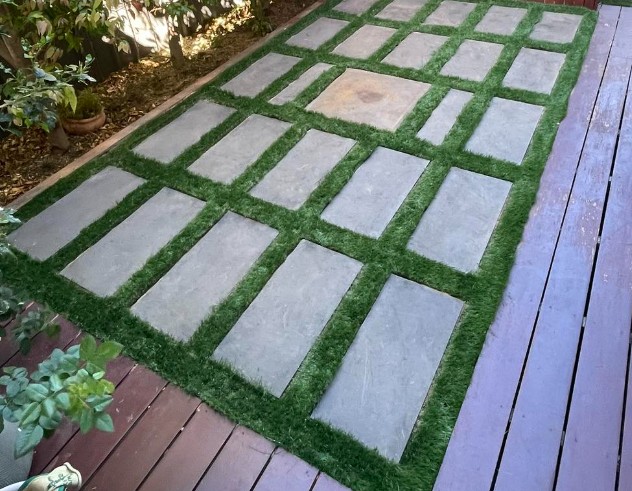 Paving and turf installation